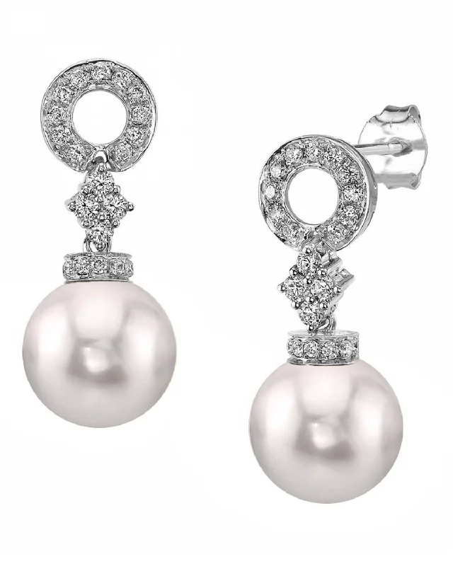 Akoya Pearl & Diamond Royale Earrings