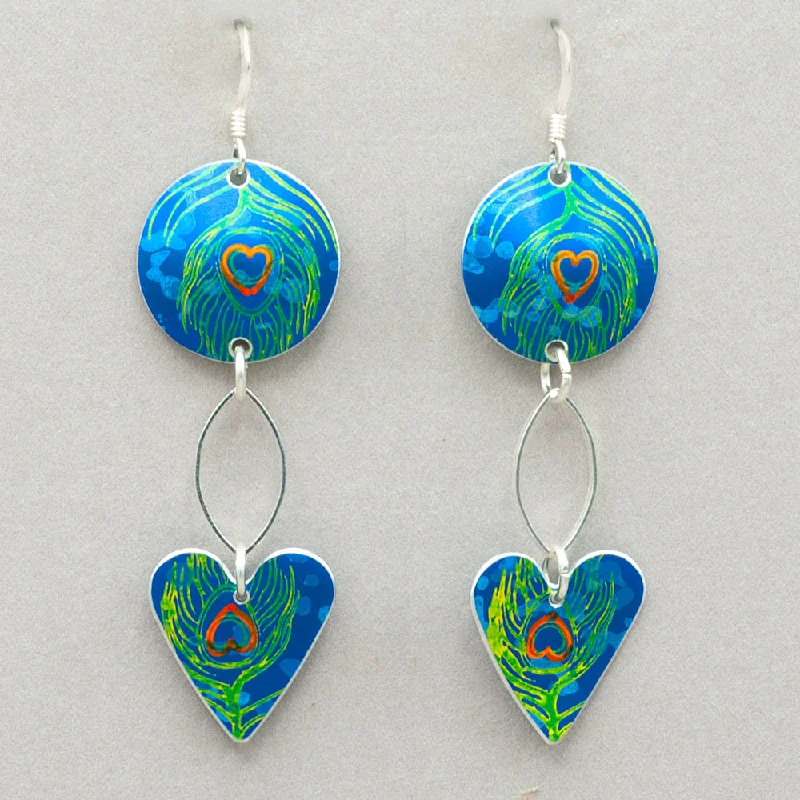 Hazel Atkinson Circle and Heart Earring