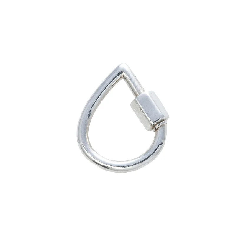 Marla Aaron Silver Baby Drop Lock