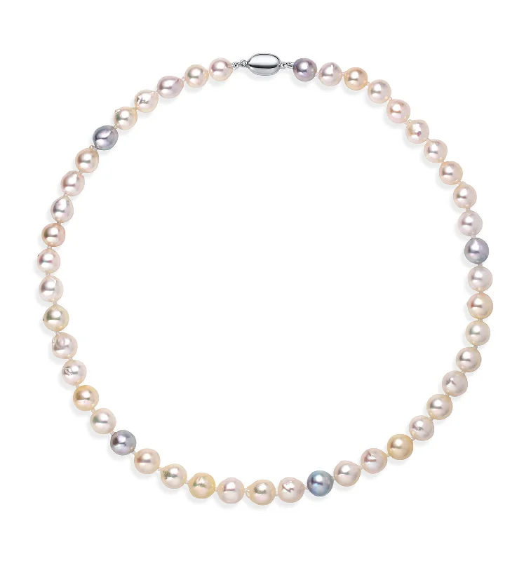 Sabel Collection Multicolored Akoya Pearl Strand