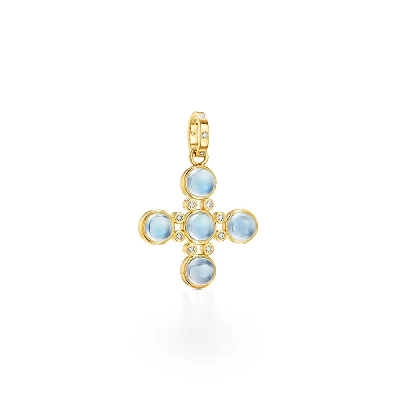 Temple St. Clair Small Four Elements Cross Pendant