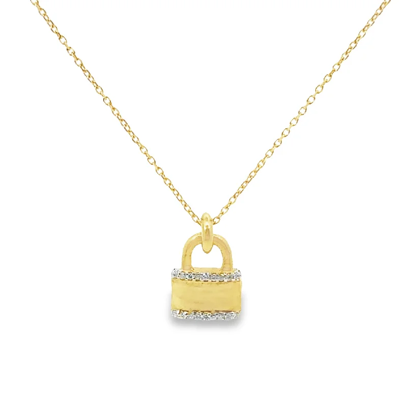 Yellow Gold Diamond Fashion Pendant