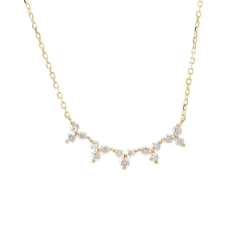 Yellow Gold Diamond Fashion Necklace