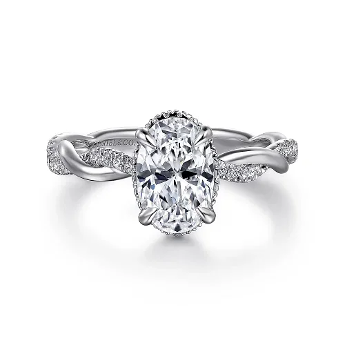 GABRIEL & CO "Contemporary" Engagement Ring