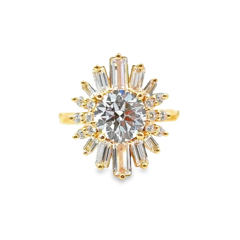 Padis Classique Halo Engagement Ring