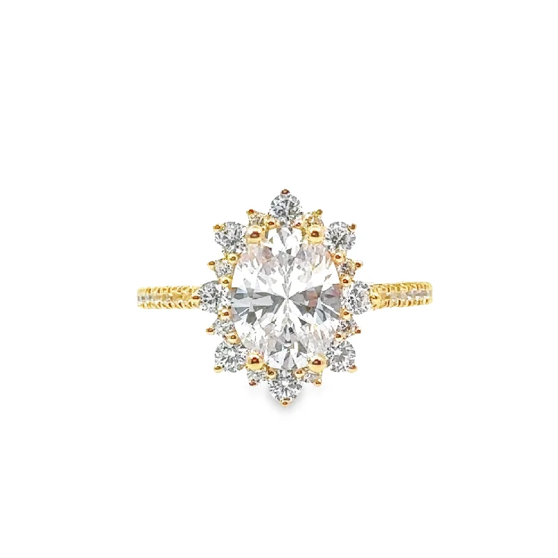 Padis Classique Halo Engagement Ring