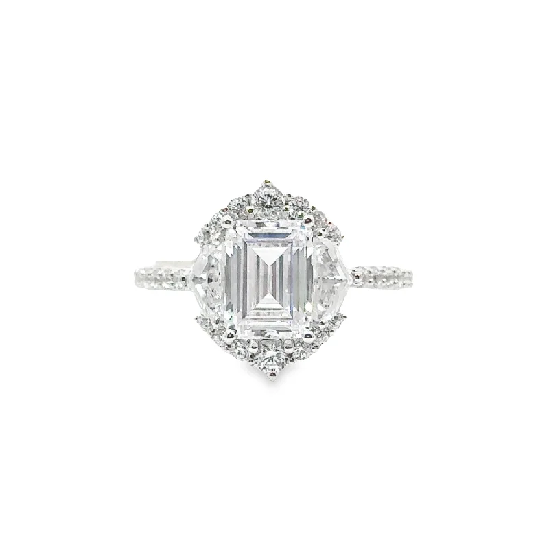 Padis Classique Halo Engagement Ring