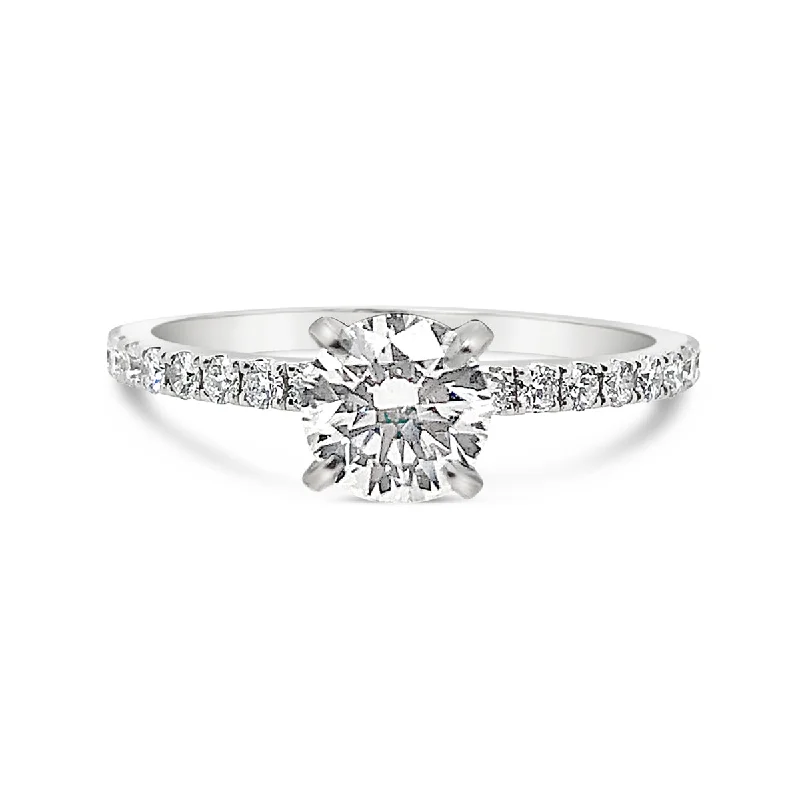 White Gold Diamond Engagement Ring