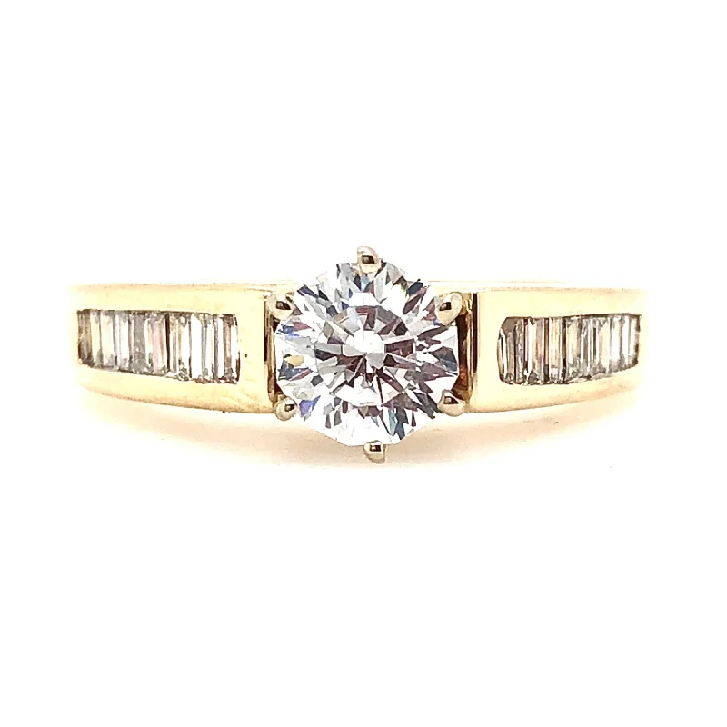 Yellow Gold Diamond Engagement Ring