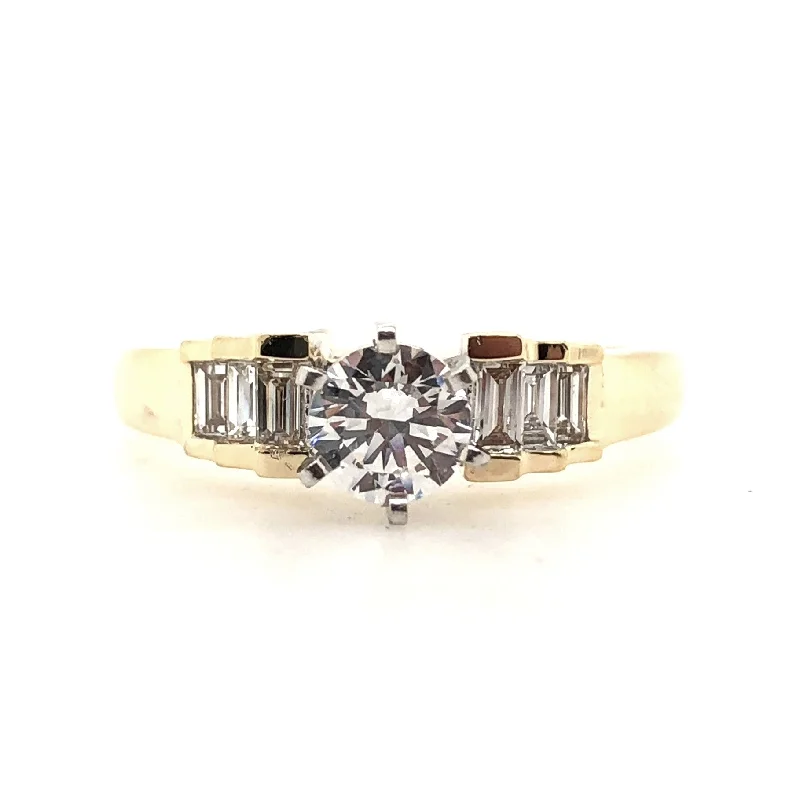 Yellow Gold Diamond Engagement Ring