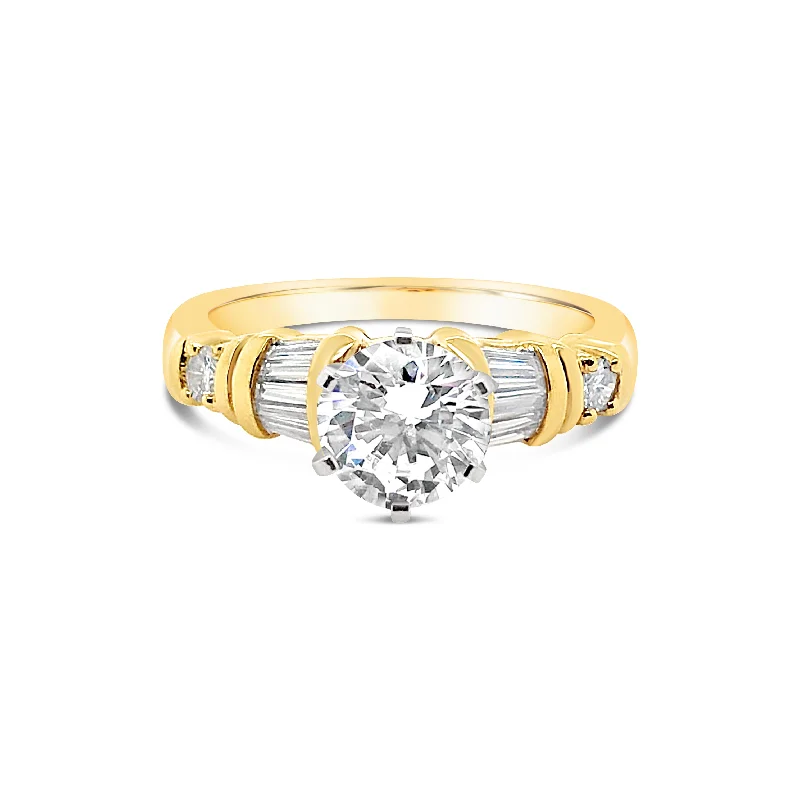 Yellow Gold Diamond Engagement Ring