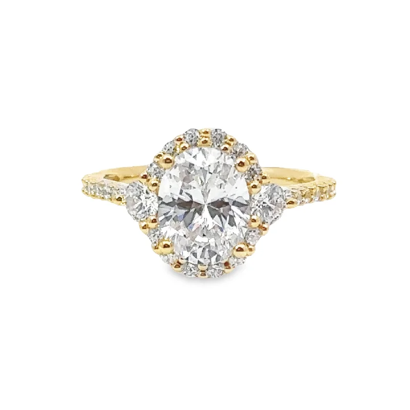 Padis Classique Halo Engagement Ring