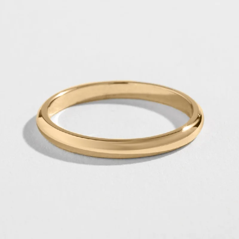 2MM WEDDING BAND | 14K GOLD