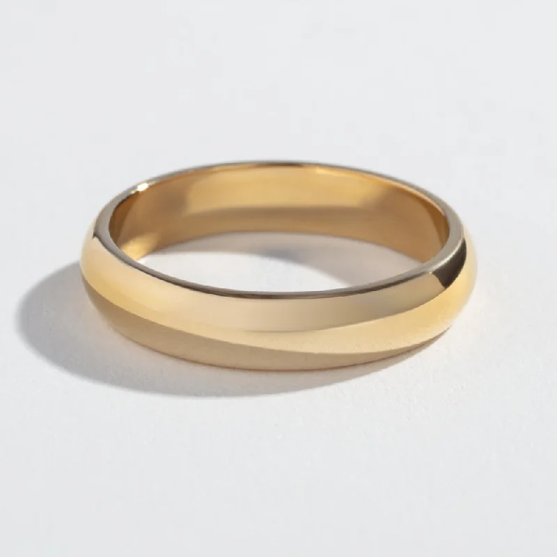 4MM WEDDING BAND | 14K GOLD