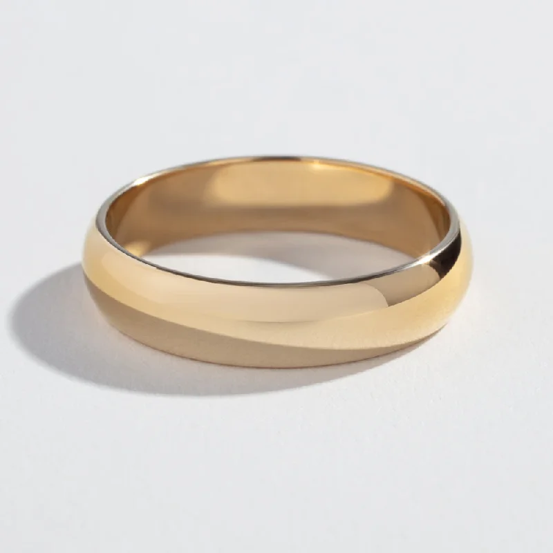 5MM WEDDING BAND | 14K GOLD