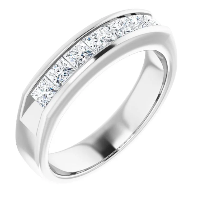 14K White 1 1/8 CTW Natural Diamond Ring