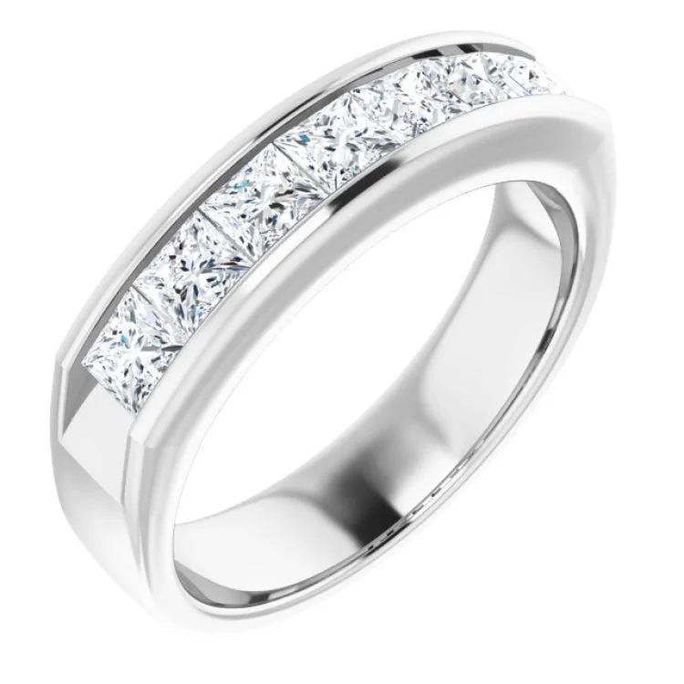 14K White 1 3/4 CTW Natural Diamond Ring