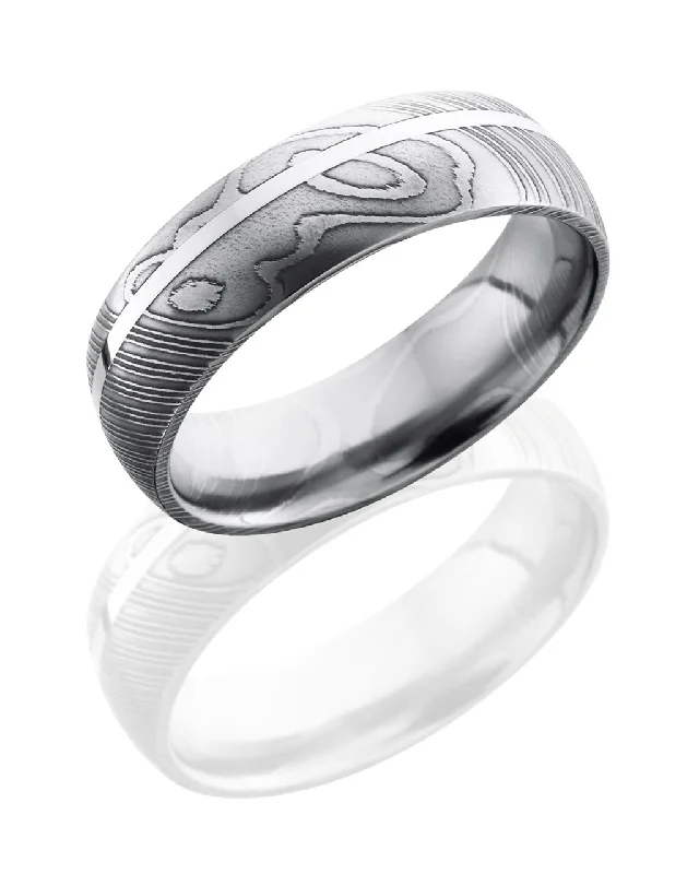 Damascus Wedding Band