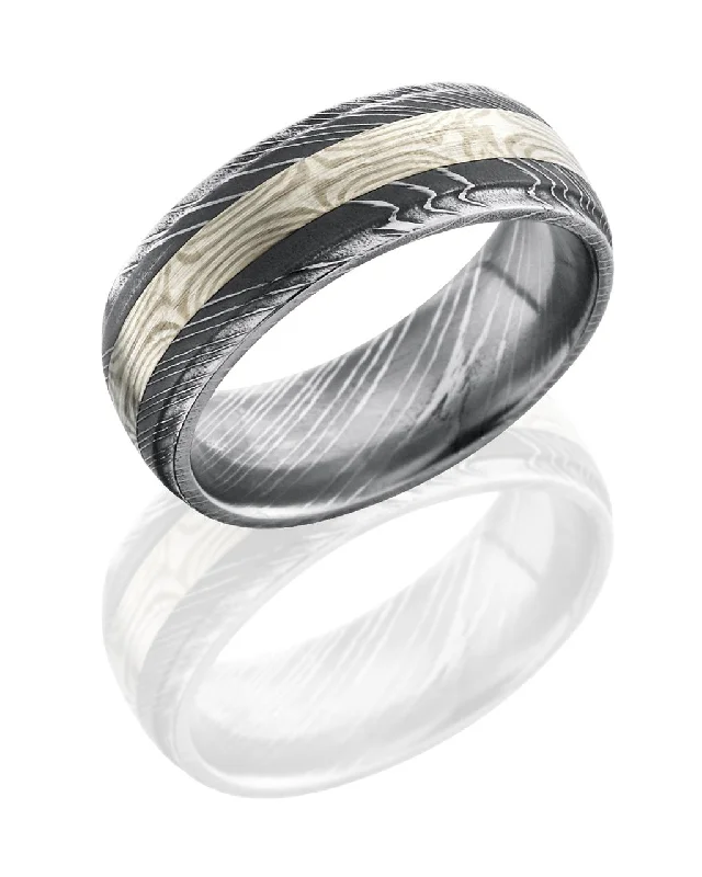 Damascus Wedding Band