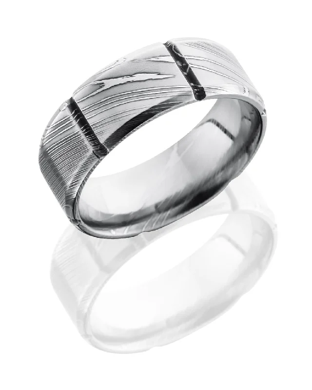 Damascus Wedding Band