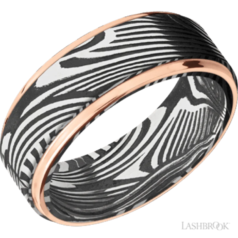 Damascus Wedding Band