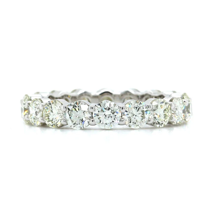 18K White Gold Shared Prong Diamond Eternity Band