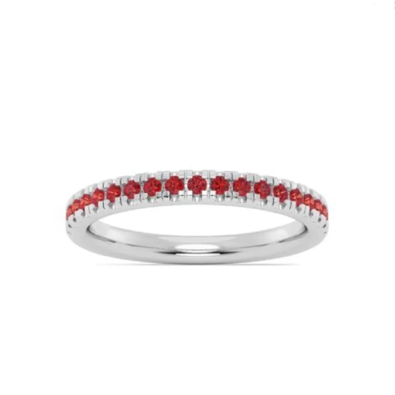 IMAGINE White Gold Ruby Band