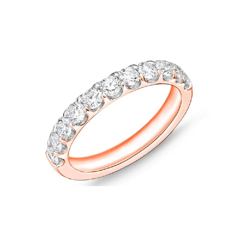 18K Rose Gold Odessa 11 Stone Diamond Band