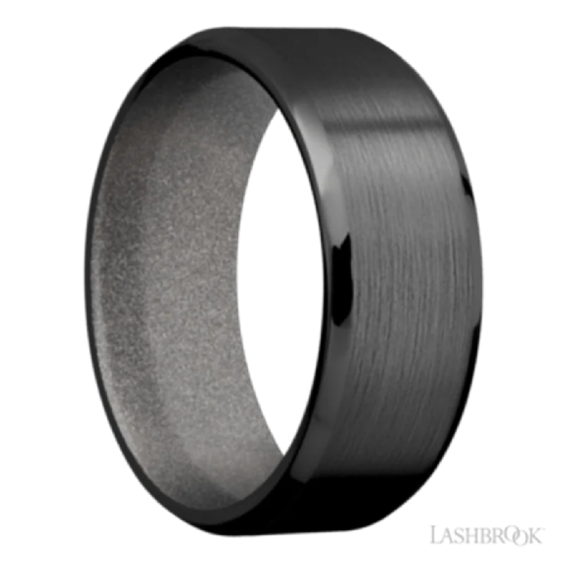 Zirconium Wedding Band