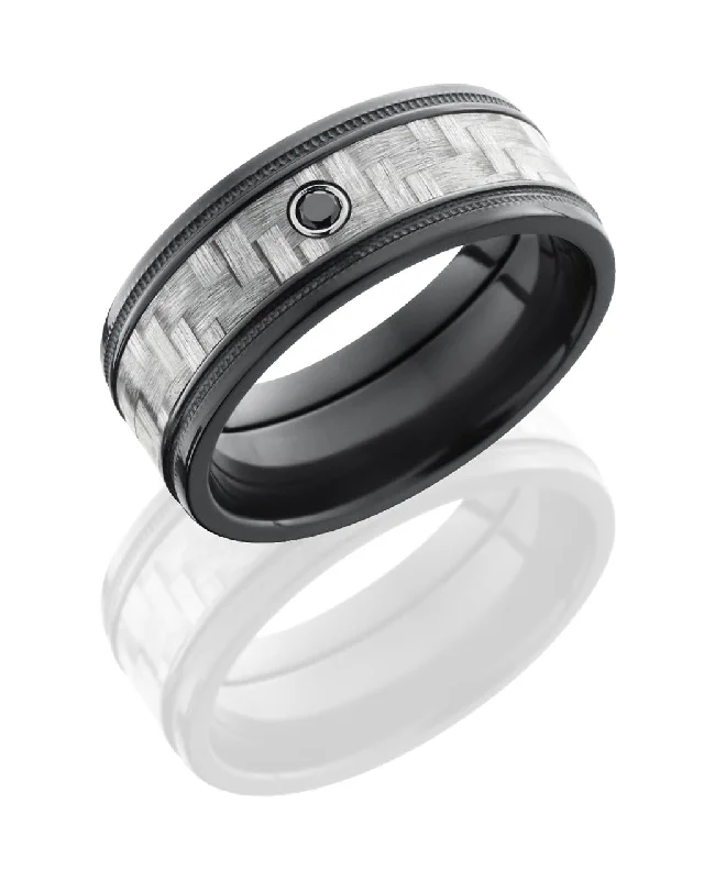 Zirconium Wedding Band