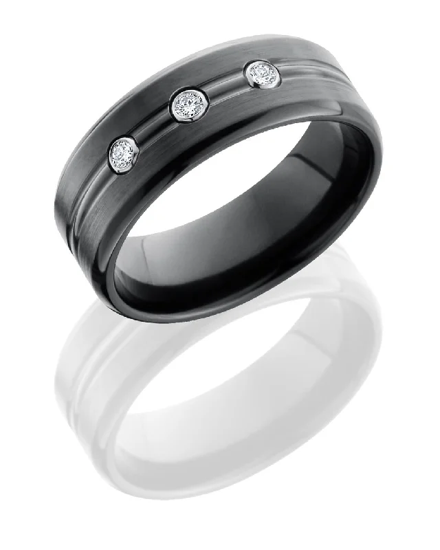 Zirconium Wedding Band