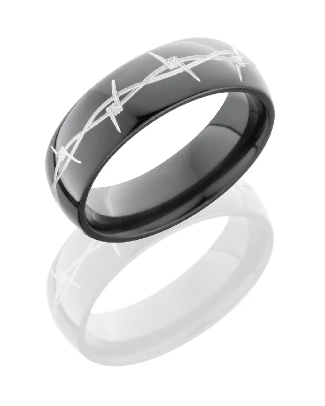 Zirconium Wedding Band