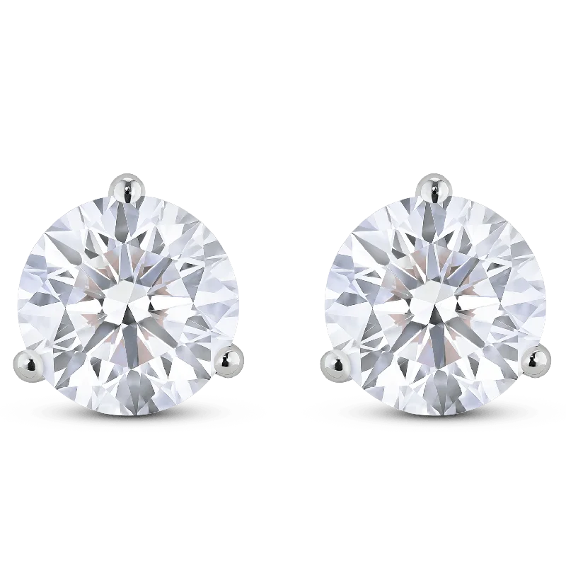 LIGHTBOX Lab-Grown Diamond 4ct. tw. Round Brilliant Solitaire Studs