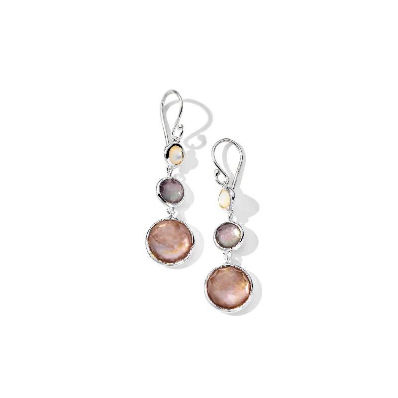 IPPOLITA Lollipop 3-Stone Drop Earrings in Sabbia