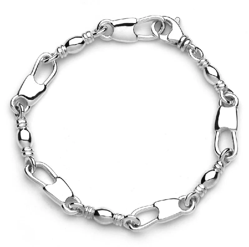 9mm Width & 8.25 inch Length Bracelet with Swivel Lobster Clasp | Fisher of Men