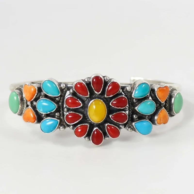 Multi-Stone Cuff