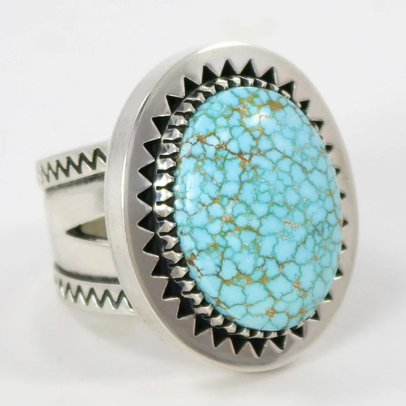 Number Eight Turquoise Ring