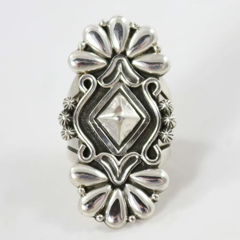 Silver Cluster Ring