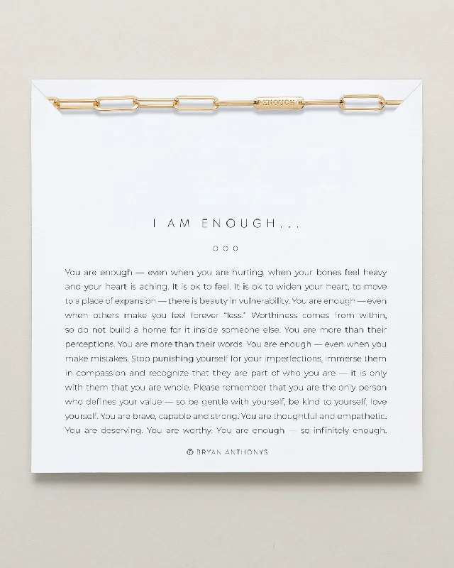 I Am Enough Bracelet