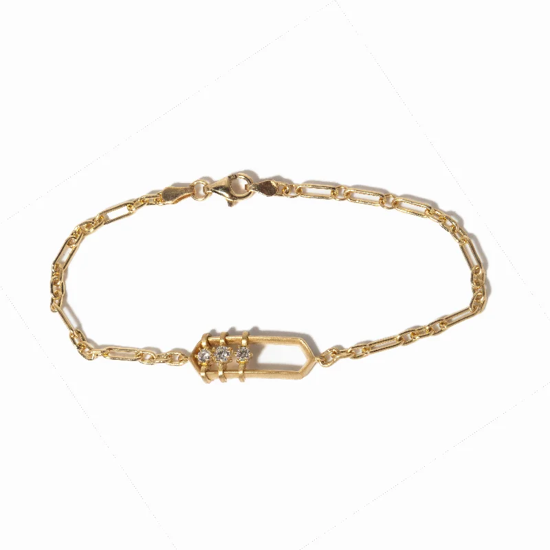 Mini Penelope Floating Diamond Bracelet