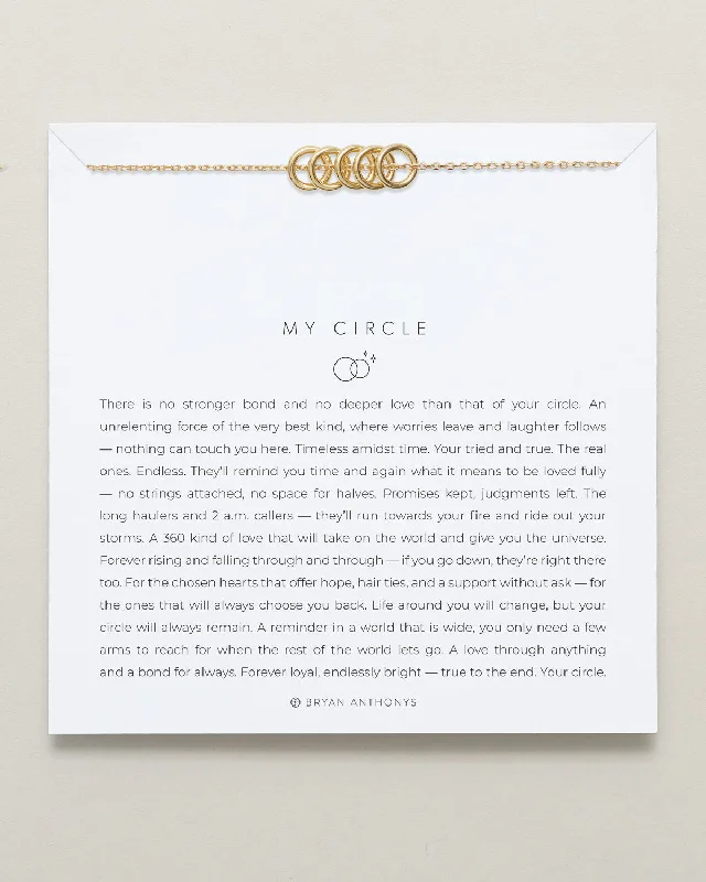 My Circle Dainty Bracelet