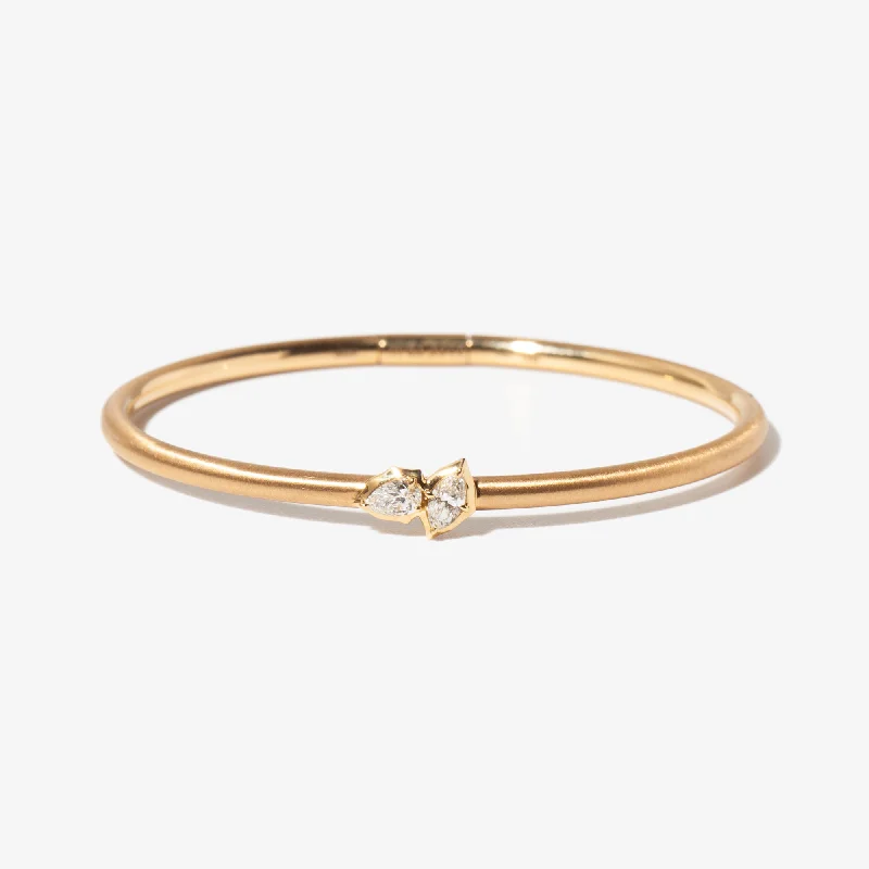 Poppy Two Stone Plié Bangle